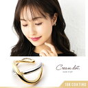 CREAM-DOT イヤーカフ 金属アレルギー ニッケルフリー 18kコーティング レディース イヤーカフス イヤカフ ウェアリング イヤリング 片耳用 メタル...