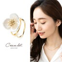 【5/16 1:59まで 5%OFFクーポン】CREAM-DOT イヤーカフ レディース イヤーカフス イヤカフ ウェアリング イヤリング 片耳用 花 フラワー...