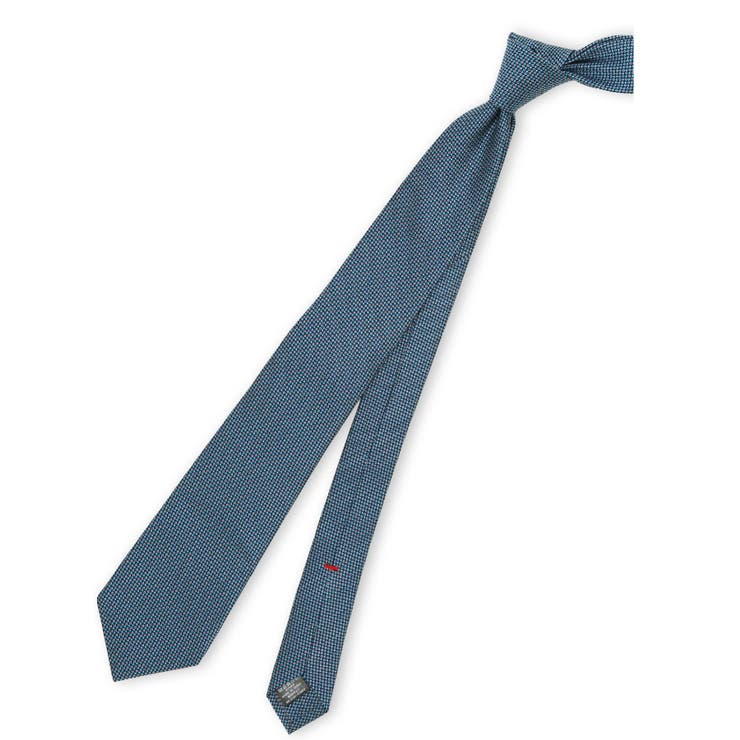 【10％OFFクーポン！2/23(月)1:59まで】TAKA-Q MEN セッテピエゲ シルク小紋柄 レギュラータイ 8cm幅 スーツ