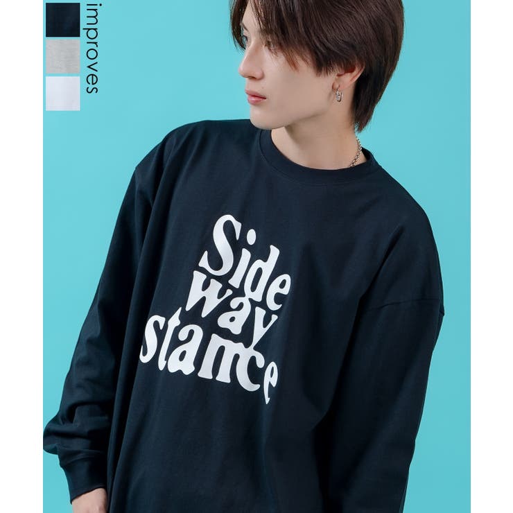 ��10��OFF�����ݥ������桪��improves ĹµT����� ��� ����T ��ǥ����� �ӥå����륨�å� �������֥��� SIDEWAY STANCE ����...
