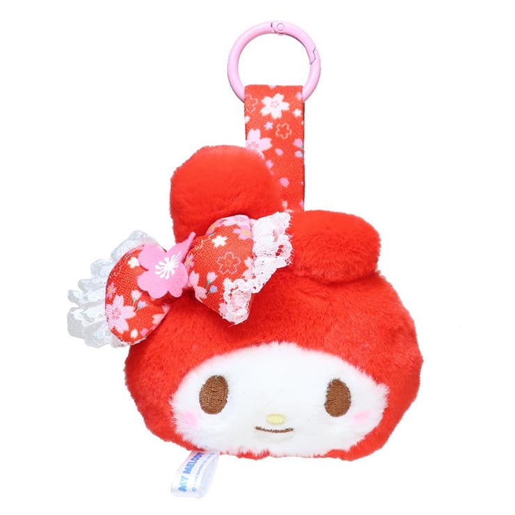 【10％OFFクーポン！3/26(木)1:59まで】cinemacollection マイメロディ マスコット フェイスタグマスコット 桜着物 RD サンリオ ナカジマ スクバ 丸カラビナ キャラクター グッズ 小物