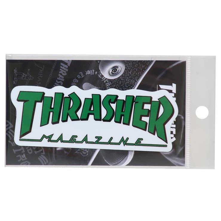 【10％OFFクーポン！2/23(月)1:59まで】cinemacollection THRASHER ダイカットシール ビニールステッカー HOMETOWN LOGO GR スポーツブランド ゼネラルステッカー デコステッカー 耐水耐光 スラッシャー