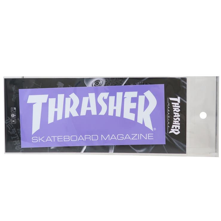 【10％OFFクーポン！2/23(月)1:59まで】cinemacollection THRASHER ビッグシール ビッグサイズステッカー MAG LOGO スポーツブランド ゼネラルステッカー 耐水耐光 デコステッカー スラッシャー グッズ 文房具