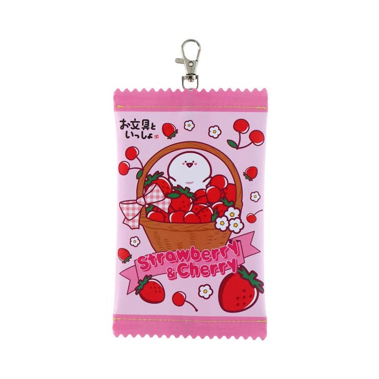 cinemacollection お文具といっしょ ミニポーチ お菓子パッケージ風ポーチ ピンク サンスター文具 小物入れ キャラクター グッズ バッグ・鞄