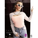 【マラソン期間中 5%OFFクーポン】bombshell ニット トップス ニット 長袖 短丈 ストリートファッション 普段着 セクシー タイト イベント衣装 ダンス衣装 Bbomb トップス