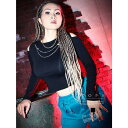 【マラソン期間中 5%OFFクーポン】bombshell 半袖カットソー カットソー Tシャツ オフショル 肩出し ハトメ お腹出し ショート丈 長袖 韓国 ストリートファッション Bbomb トップス