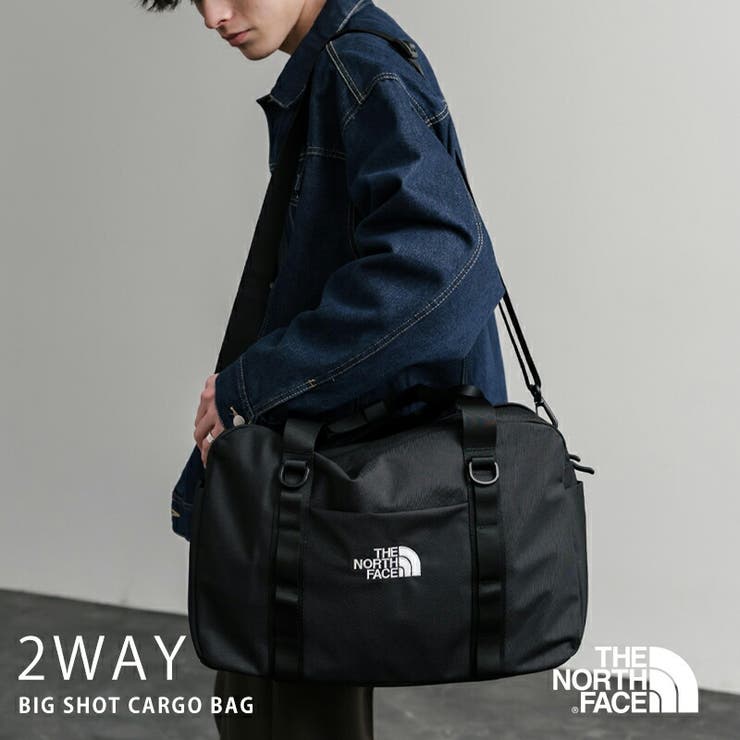 【10％OFFクーポン！2/23(月)1:59まで】Rocky Monroe THENORTHFACE ボストンバッグ 大容量 ザ・ノースフェイス BIG SHOT CARGO BAG メンズ レディース ショルダー ハンドバッグ 肩掛け 斜め掛け 鞄