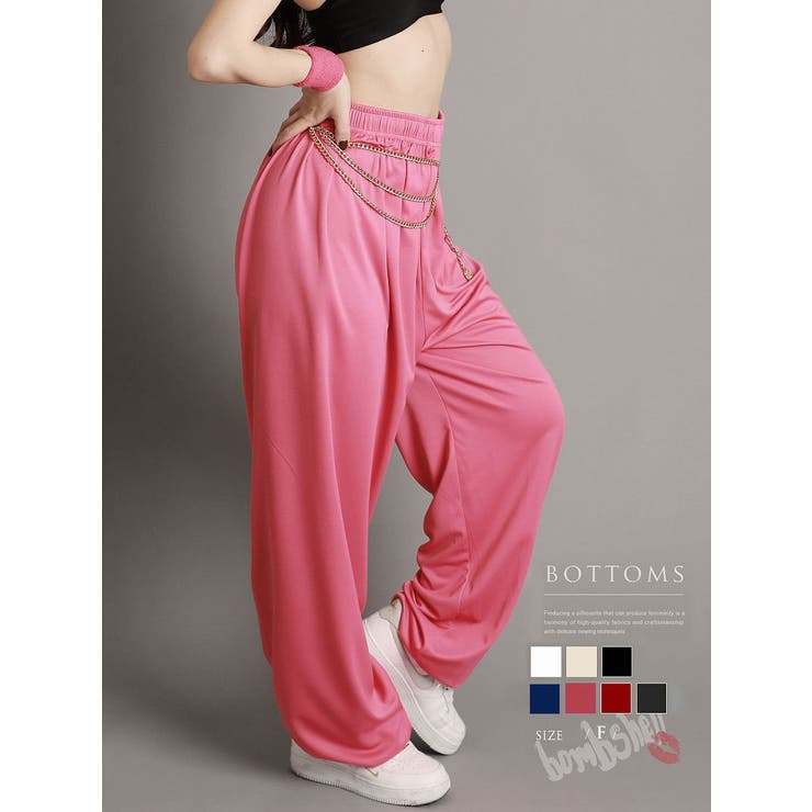 【10％OFFクーポン！11/27(木)1:59まで】bombshell スウェット スウェット ダンスパンツ ダボパン HIPHOP ダンス 練習着 レッスン着 カラーパンツ 衣装 カラバリ豊富 bombshell パンツ・ズボン