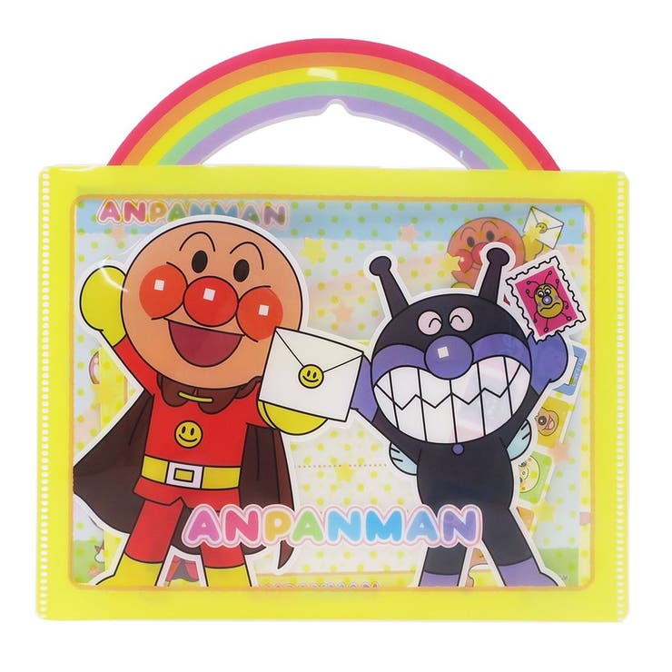 【10％OFFクーポン！3/26(木)1:59まで】cinemacollection アンパンマン レターセット おてがみセット サンスター文具 便箋 封筒 シール クリアバッグ 日本製 キャラクターグッズ シネマコレクション 文房具