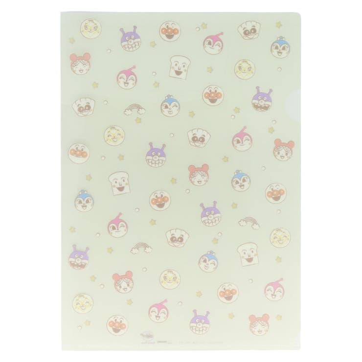 cinemacollection アンパンマン クリアフォルダー クリアファイルA4 フェイス1 Smile Plus サンスター文具 文具 アニメキャラクター グッズ 文房具