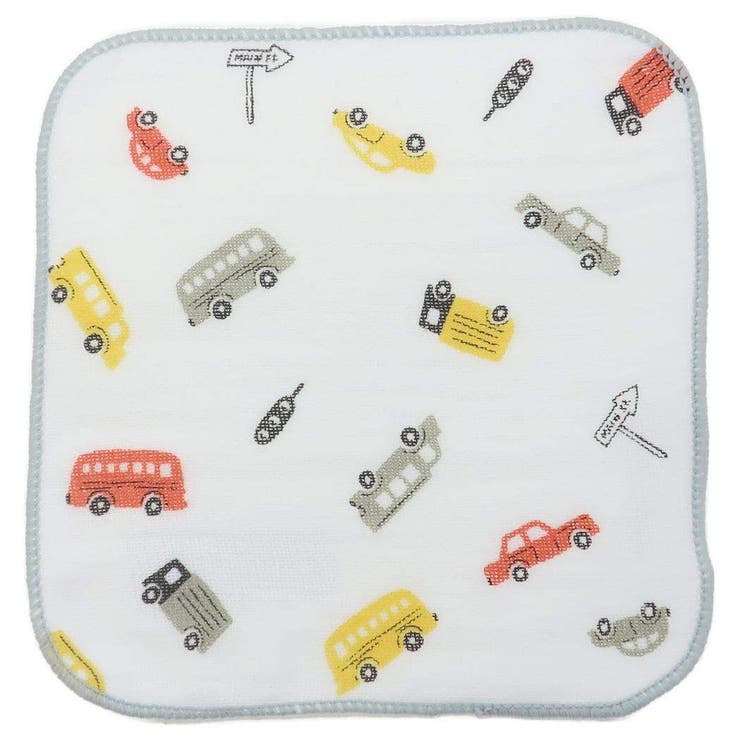 cinemacollection ハンドタオル ガーゼミニミニタオル 15cm クラシックカー 新入学 ミントイン 汗拭きタオル 新学期準備雑貨 グッズ 小物