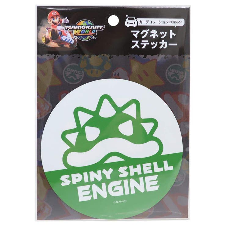 cinemacollection マリオカートワールド 磁石 マグネットステッカー 2 エンスカイ カーステッカー 日本製 キャラクター グッズ 食器・キッチン用品