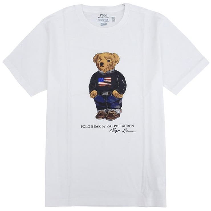 【10％OFFクーポン！4/10(金)1:59まで】Riverall RALPH LAUREN ラルフローレン Tシャツ カットソー キッズ USボーイズサイズ レディース 大人もOK 半袖 L(14-16) コットン ホワイト CORE REPLEN