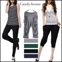 【5%OFFクーポン 9/11 1:59まで】candy-house レギンス クロップド レギパン サルエル パギンス レディース エアー感 六分丈 十分丈 スウェット ボトムス パンツ リラックス ストレッチ なめらか 脚長 着やせ ゆったり 体型カ