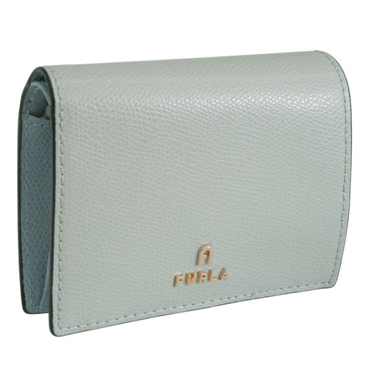 Riverall FURLA フルラ 財布 レディース 二つ折り財布 アウトレット グリーン カメリア CAMELIA S COMPACT WALLET BIFOLD COIN WP00304ARE0003788S FURLA 財布