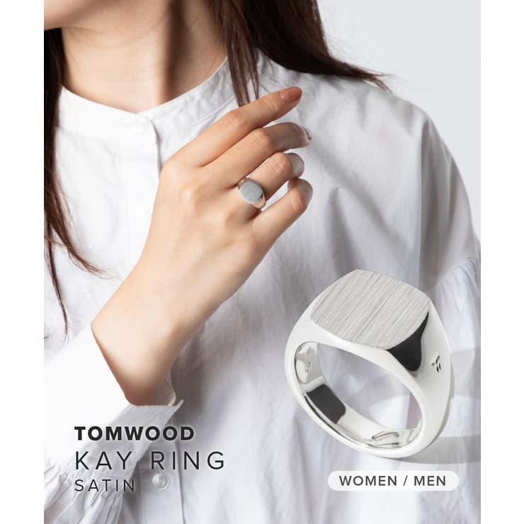 【ポイント2倍＆クーポン！3/11(水) 1:59まで】U-STREAM トムウッド TOM WOOD Kay Ring Satin 100568 R74HKANA02S925 アクセサリー リング ケイリング サテン アクセサリー