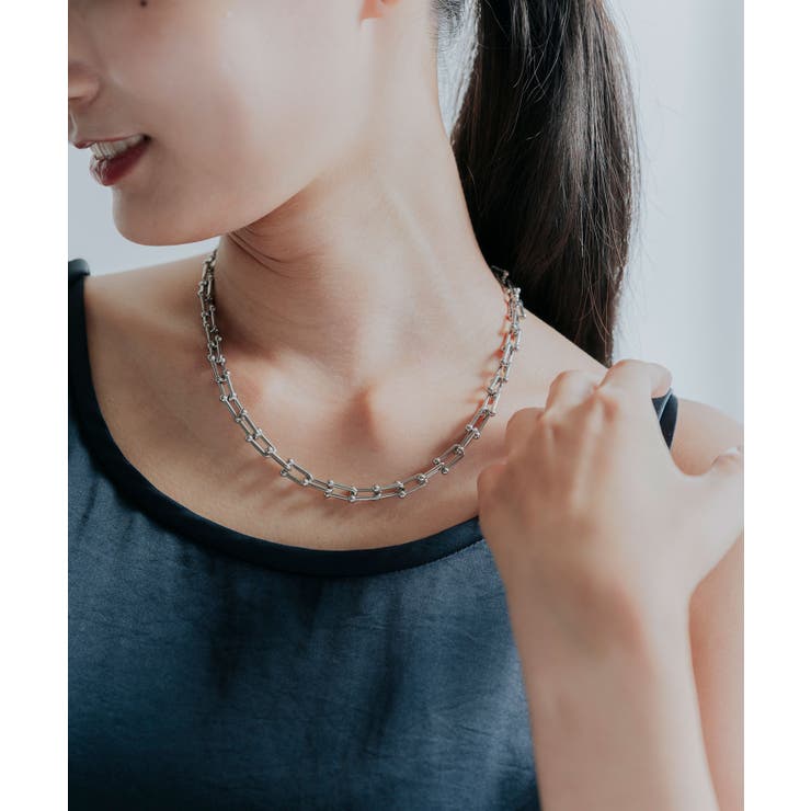 earyear デザインチェーンネックレス-LD Stainless アクセサリー