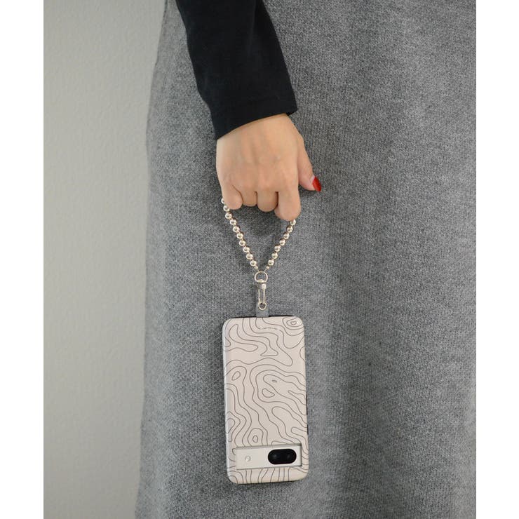 【ポイント2倍＆クーポン！3/11(水) 1:59まで】earyear Chrome acrylic Ball Chain Wrist Strap 小物