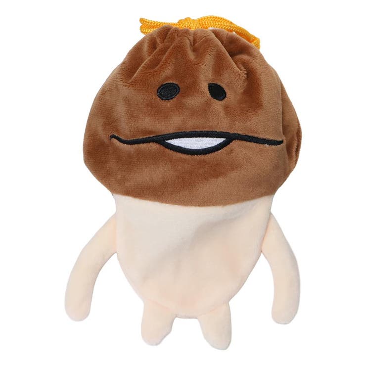 cinemacollection おさわり探偵なめこ栽培キット 巾着袋 ぬいぐるみ巾着 なめこ ティーズファクトリー 巾着ポーチ キャラクター グッズ 浴衣・着物