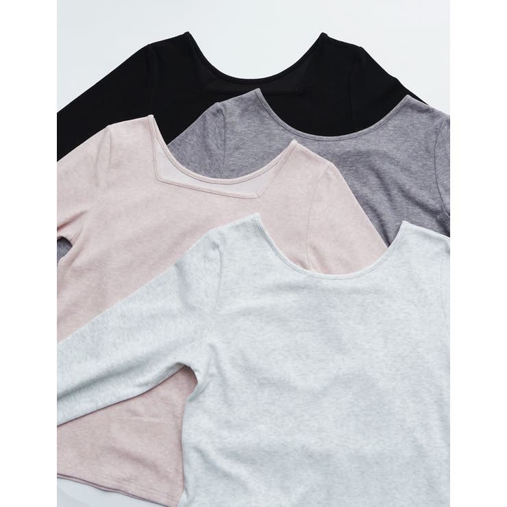 Re:EDIT 前後2WAY起毛フラッフィーカットソー長袖トップス トップス shoplistselect-10485994 SHOPLIST サンプル画像2