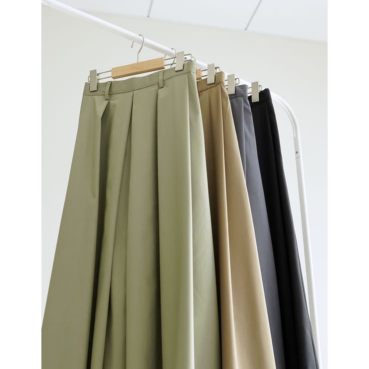 Re:EDIT [2026S/S COLLECTION][低身長サイズ有]タックボリュームフレアスカート スカート shoplistselect-10486010 SHOPLIST サンプル画像2