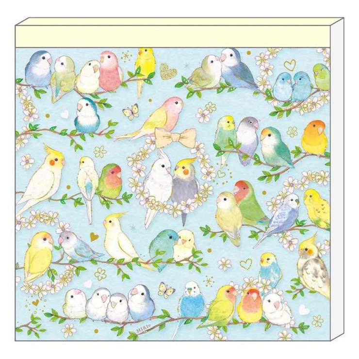 cinemacollection たけいみき メモ帳 メモパッド フラワリー クローズピン 事務用品 ガーリーイラスト ..