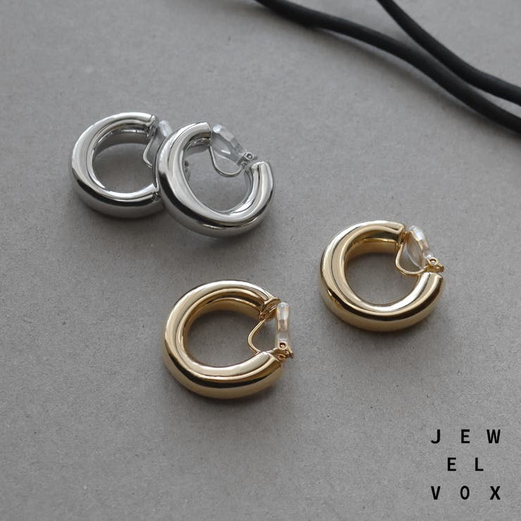 【10％OFFクーポン！2/23(月)1:59まで】Jewel vox イヤリング ニッケルフリー 金属アレルギー レディース フープ 大ぶり 大きめ 中空仕様 軽い ゴールド シルバー シンプル オケージョン 結婚式 カジュアル プレゼント 韓国 大人