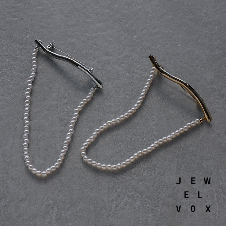 Jewel vox ブローチ キルトピン ストールピン 安全ピン レディース パール 揺れる シンプル メタル バー ゴールド シルバー ワンポイント 入学式 卒園式 卒園式 卒業式 フォーマル ワンピース 女性 ママ スーツ 韓国 大人 韓国ファッショ