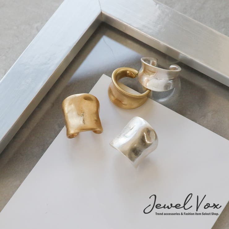 Jewel vox ニッケルフリー アンティーク 大ぶり イヤーカフ ウェアリング イヤーカフス 金属アレルギー レディース 女性 結婚式 カジュアル パーティードレス アクセサリー 韓国 大人 人気 韓国ファッション アクセサリー