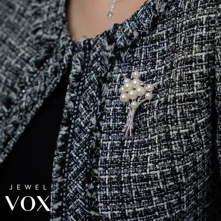 【20％OFFクーポン！3/4(水)限定】Jewel vox ブローチ ストールピン 安全ピン レディース フラワー ブーケ パール ストーン ゴールド シルバー 結婚式 パーティー オケージョン 入学式 卒業式 卒園式 卒園式 フォーマル セ