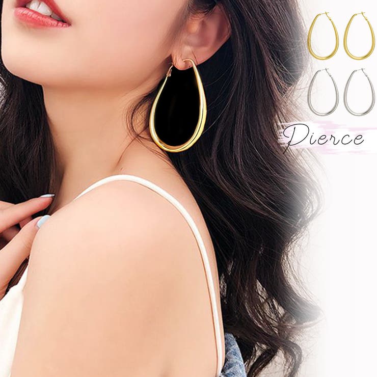 Miniministore ピアス 水滴形ピアス 韓国風 耳飾り アクセサリー