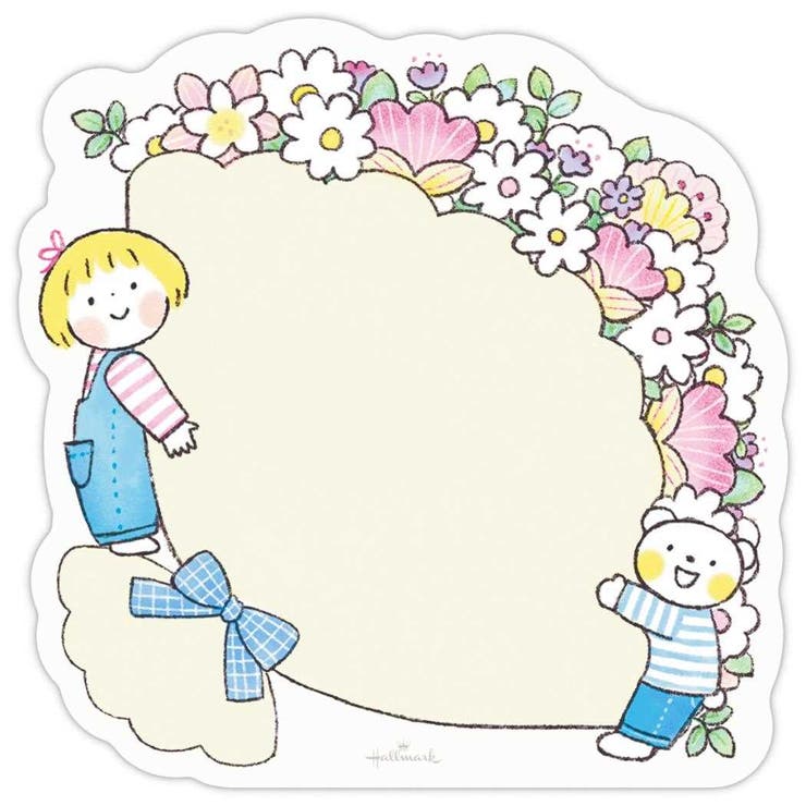 【10％OFFクーポン！5/7(木)9:59まで】cinemacollection 仲良しともだち メモ帳 ダイカットメモ NTお花 日本ホールマーク 新学期準備文具 キャラクター グッズ その他cinemacollection 仲良しともだち メモ帳