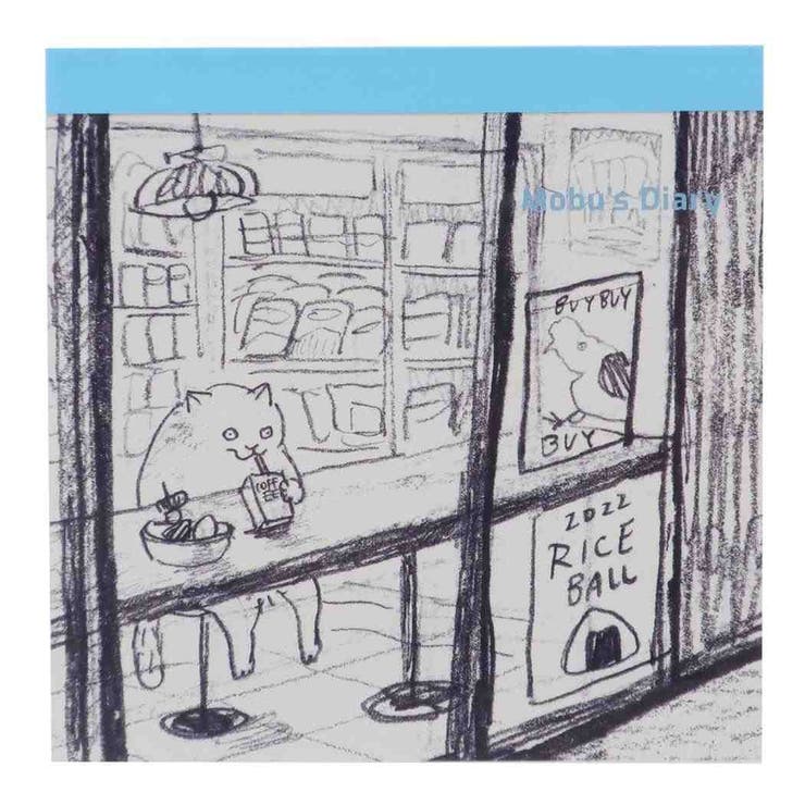 【ポイント2倍＆クーポン！3/11(水) 1:59まで】cinemacollection Mobu's Diary メモ帳 メモパッド スクエア 7-11 新入学 Green Flash 新学期準備文具 伝言 かわいい グッズ その他