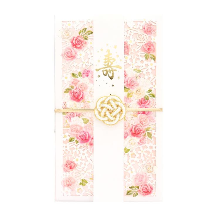 【10％OFFクーポン！配布中！】cinemacollection のし袋 レーザーカット祝儀袋 バラ クローズピン 金封 ご祝儀袋 お祝い袋 グッズ 文房具