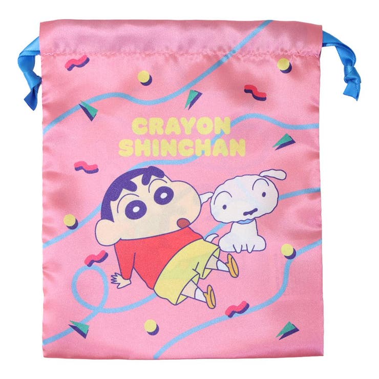 cinemacollection クレヨンしんちゃん 巾着袋 リボン