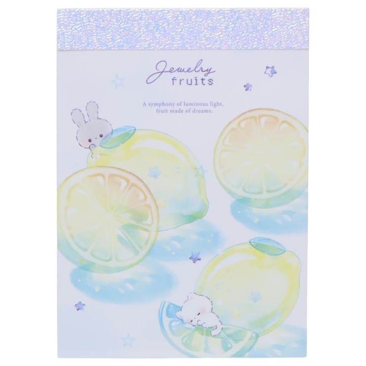cinemacollection【KIDS】 メモ帳 プチメモ ミニミニメモ ジュエリーフルーツ レモン クーリア 新学期準備文具 日本製 かわいい 女の子 グッズ その他