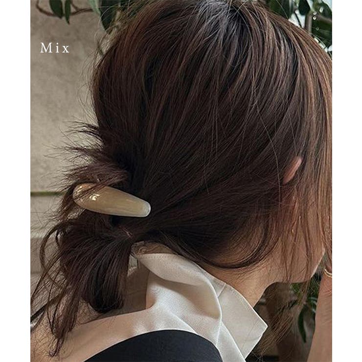 レースレディース 【4点セット】ソリッドカラー オーバル アクリル ヘア バレッタ 女性 レディース ヘアアクセサリー 春 夏 秋 冬 単色 ワンカラー 無地 ベーシック ミニマル 小ぶり まとめ髪 フェミニン 上品 可愛い ヘアアレンジ アップヘア