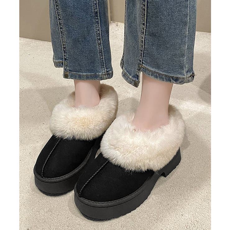 SUNSHINE CLOSET スエード調 ショートムートンブーツ厚底靴 シューズ・靴 shoplistselect-10489967 SHOPLIST サンプル画像2