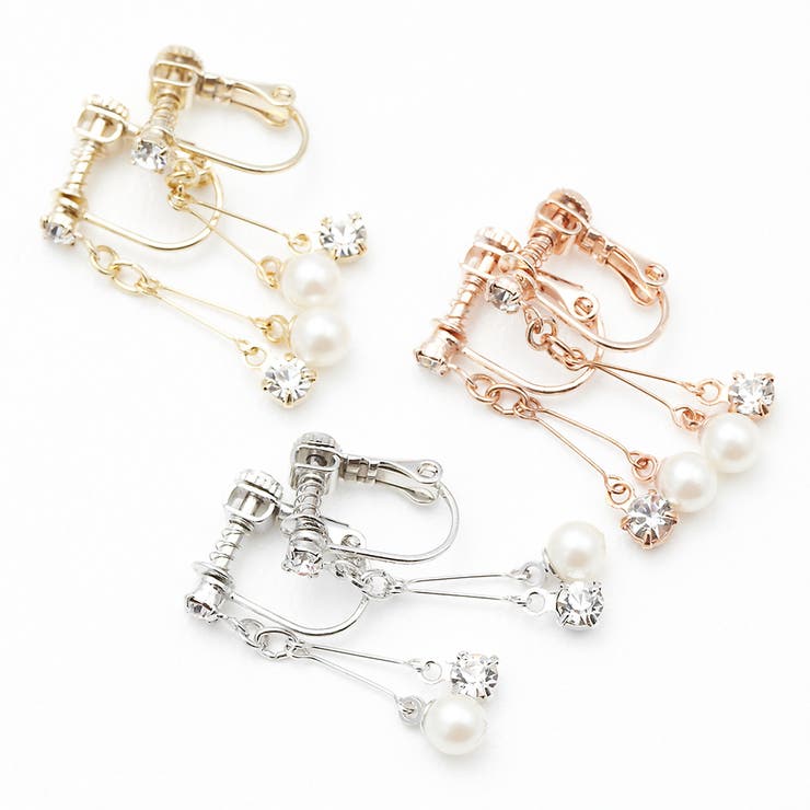 【10％OFFクーポン！11/27(木)1:59まで】アクセサリーショップPIENA フリンジイヤリング 痛くならない 日本製 ニッケルフリー 低金属アレルギー パール 大人可愛い 上品 レディース プレゼント用 ギフトスプリング式 アクセサリー