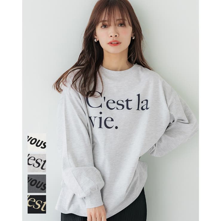 coca コットンビッグシルエットロゴTシャツ トップス