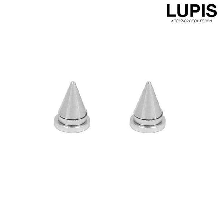 【10％OFFクーポン！2/23(月)1:59まで】LUPIS スパイクスタッズマグネットピアス【磁石ピアス】 アクセサリー