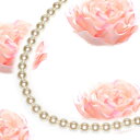アクセサリーショップPIENA ガラスパール連ネックレス直径6ミリ16インチ アクセサリー