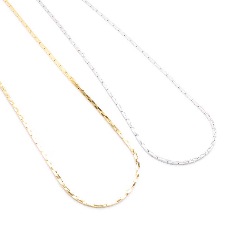 アクセサリーショップPIENA レディース　メンズ　ユニセックス　ネックレス　チェーンのみ　スエッジチ..