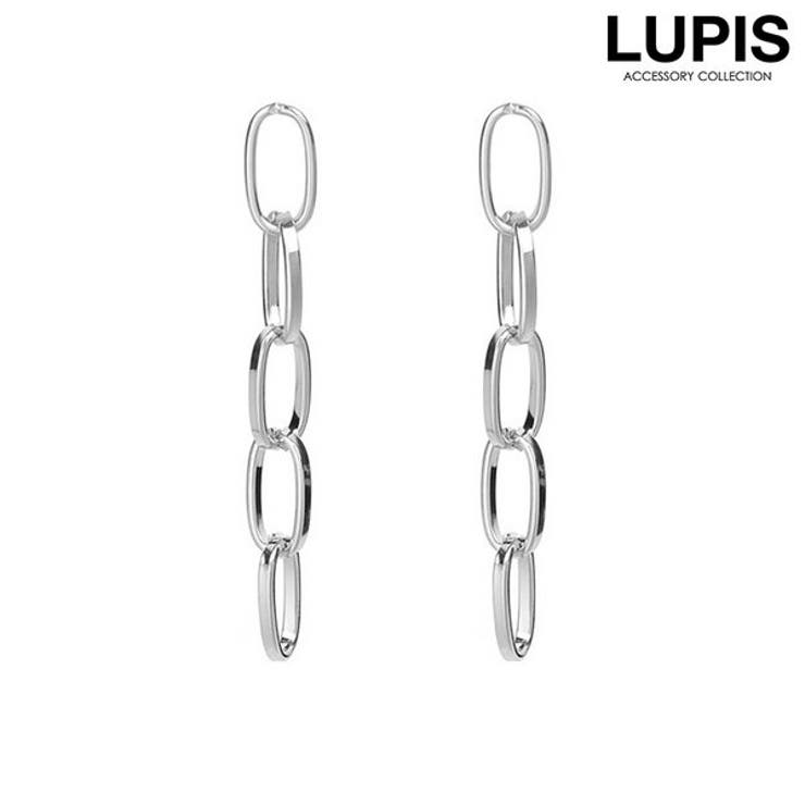 LUPIS 5連メタルチェーンピアス アクセサリー