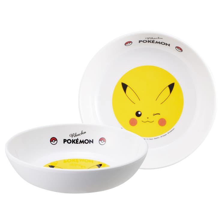 Skater スケーター メラミン 小鉢 子供 食器 軽量 メラミン食器 子ども食器 skater MBL3P ポケットモンスター ポケモン ピカチュウ フェイス 25年【キャラクター かわいい こども 子ども キッズ ボウル】 食器・キッチン用品