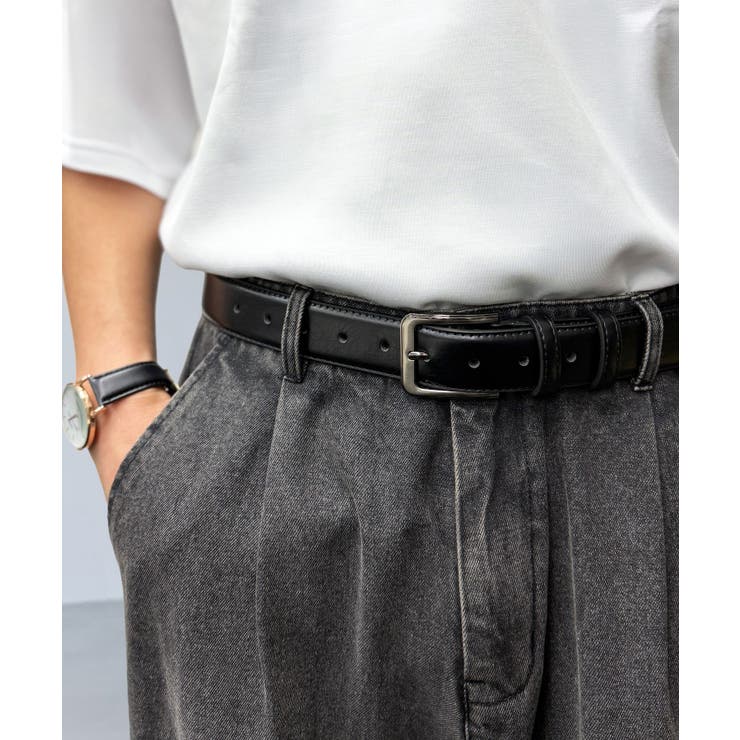 【10％OFFクーポン！3/26(木)1:59まで】GROOVY STORE スクウェアベルト 小物