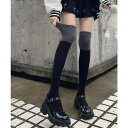 Miniministore ニーハイソックス バイカラーレッグウェア インナー・下着
