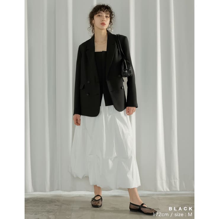 Re:EDIT [2026S/S PRE ORDER][UVカット]ドライタッチホップサックダブルテーラードジャケット アウター(コート・ジャケットなど) shoplistselect-10492703 SHOPLIST サンプル画像3