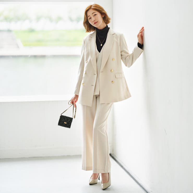 楽天市場】ベスト レディース（カラーホワイト）（スーツ