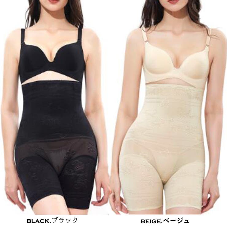 アクセサリーショップPIENA ガードルショーツ レディース 春夏秋冬 ハイウエスト 補正下着 インナーパンツ ポリエステル 透け感あり 上品 黒 インナー・下着 shoplistselect-10087004 SHOPLIST サンプル画像2